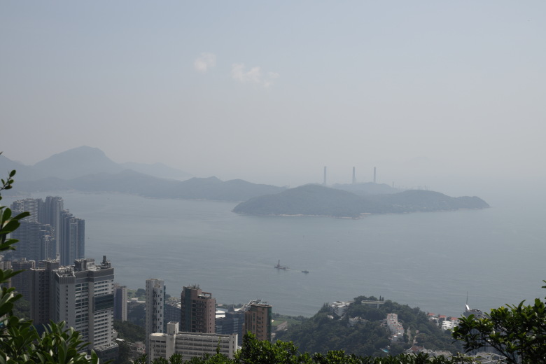 Lamma Island with its coal power plant