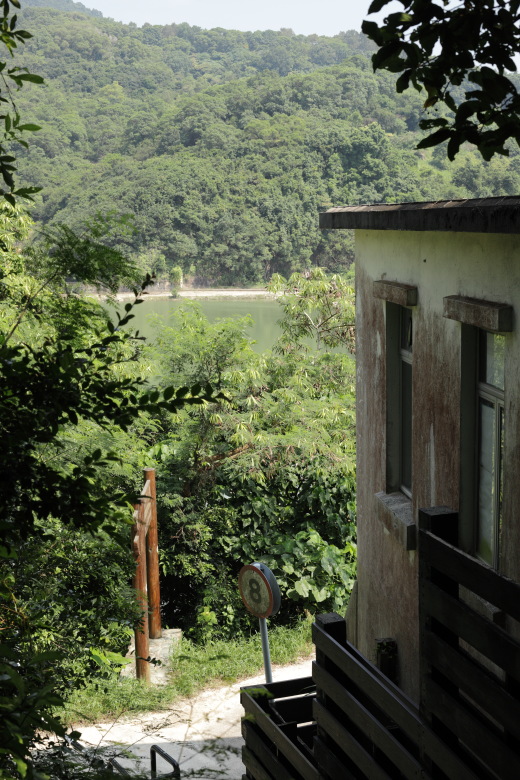 The reservoir and former watchman's cottage