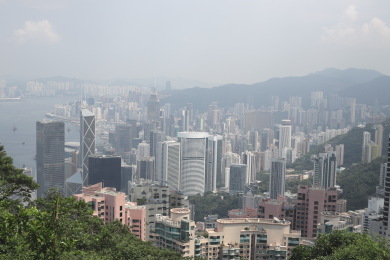 View towards the east from Lugard Road