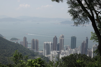 Kennedy Town from Lung Fu Shan Viewing Point