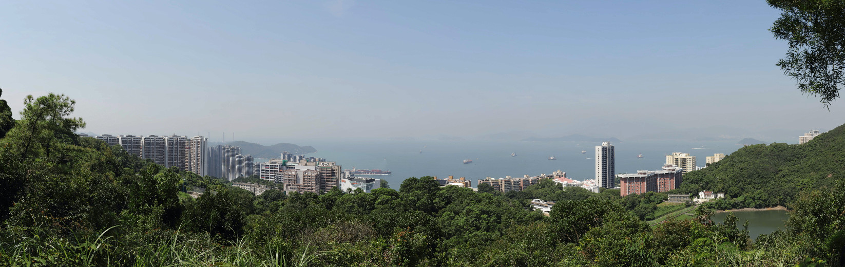 Panorama over Pok Fu Lam