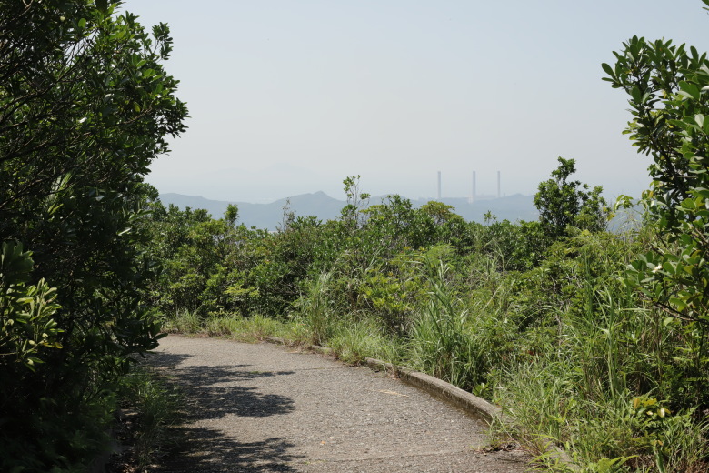Path with Lamma Island in the background